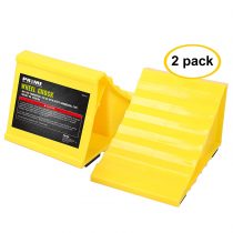 Pr1me Wheel Chocks, Non Slip Base, Suitable for Most Tyre Sizes, Ideal chocks for RV, Trailer,Without Rope, Helps Keep Your Trailer RV in Place (Pack of 2)