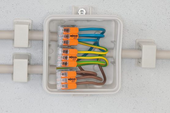 WAGO® Terminal 2 Conductor 4mm² Connection Terminal with Lever 221-412 (Pack of 16) - Image 4