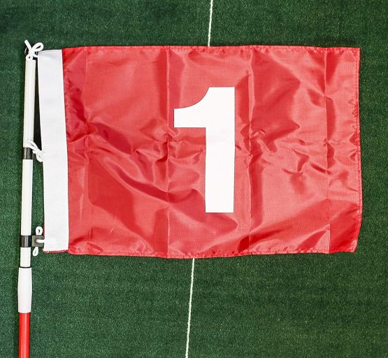Longridge - Backyard Flag Stick (6ft), white & red, 45cm, PAFS - Image 4