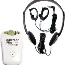 Sonic SuperEar Plus SE7500 Personal Sound Amplifier with Case, Headphones and Discreet Earbuds
