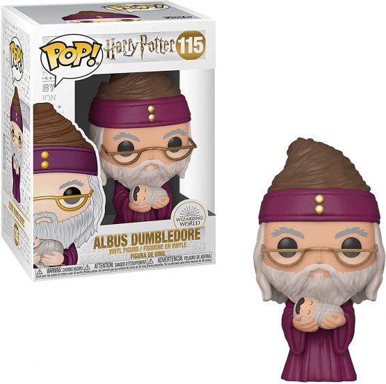 Funko 48067 POP Potter-Dumbledore w/Baby Harry Collectible Toy, Multicolour - Image 3