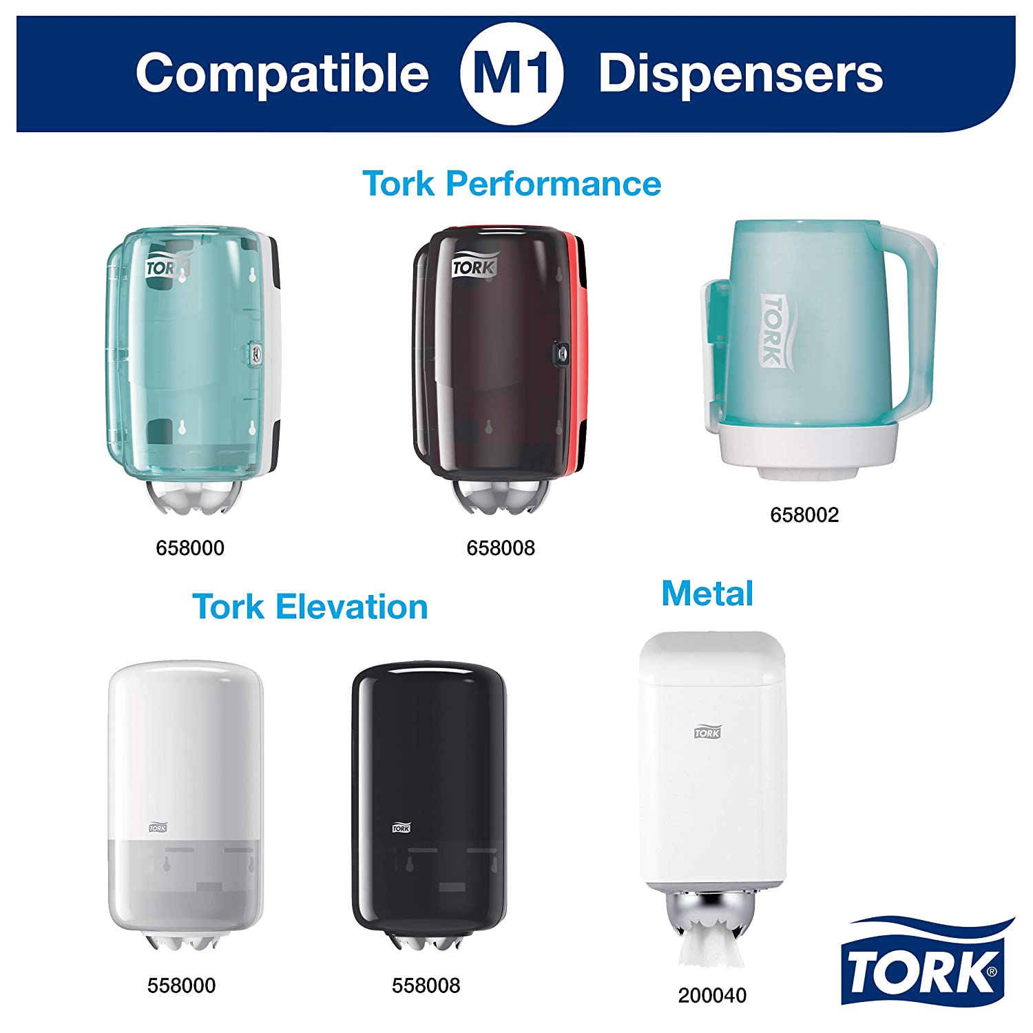 Tork Centrefeed Wiping Paper Roll White M1, Hand and Surface Wiping, 3 x 120m, 610133, 1 roll (Pack of 3) - Image 3