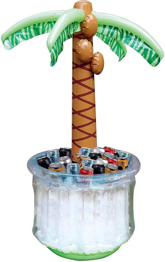 JOYIN 60" Inflatable Palm Tree Cooler, Beach Theme Party Decor, Party Supplies For Pool Party And Beach Party