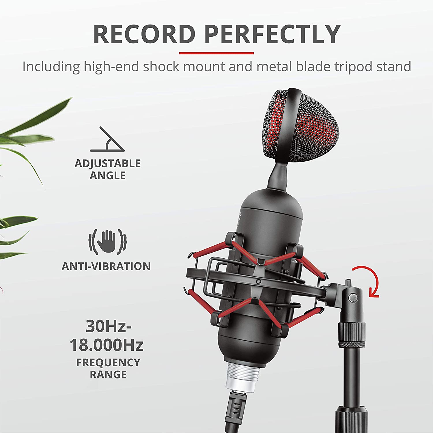 Trust GXT 244 Buzz USB Streaming Microphone, USB Microphone with Clear Audio, Background Noise Reduction - Image 3