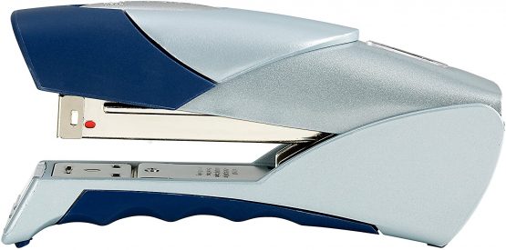 Rexel Gazelle Half Strip Stapler, 25 Sheet Capacity, Plastic Body, Blue and Silver, 2100011 - Image 2