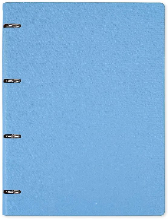 A4 Binder RuledA4 Binder Ruled Notebook Executive Refillable Planner Round Ring Binder Leather Cover Notepad