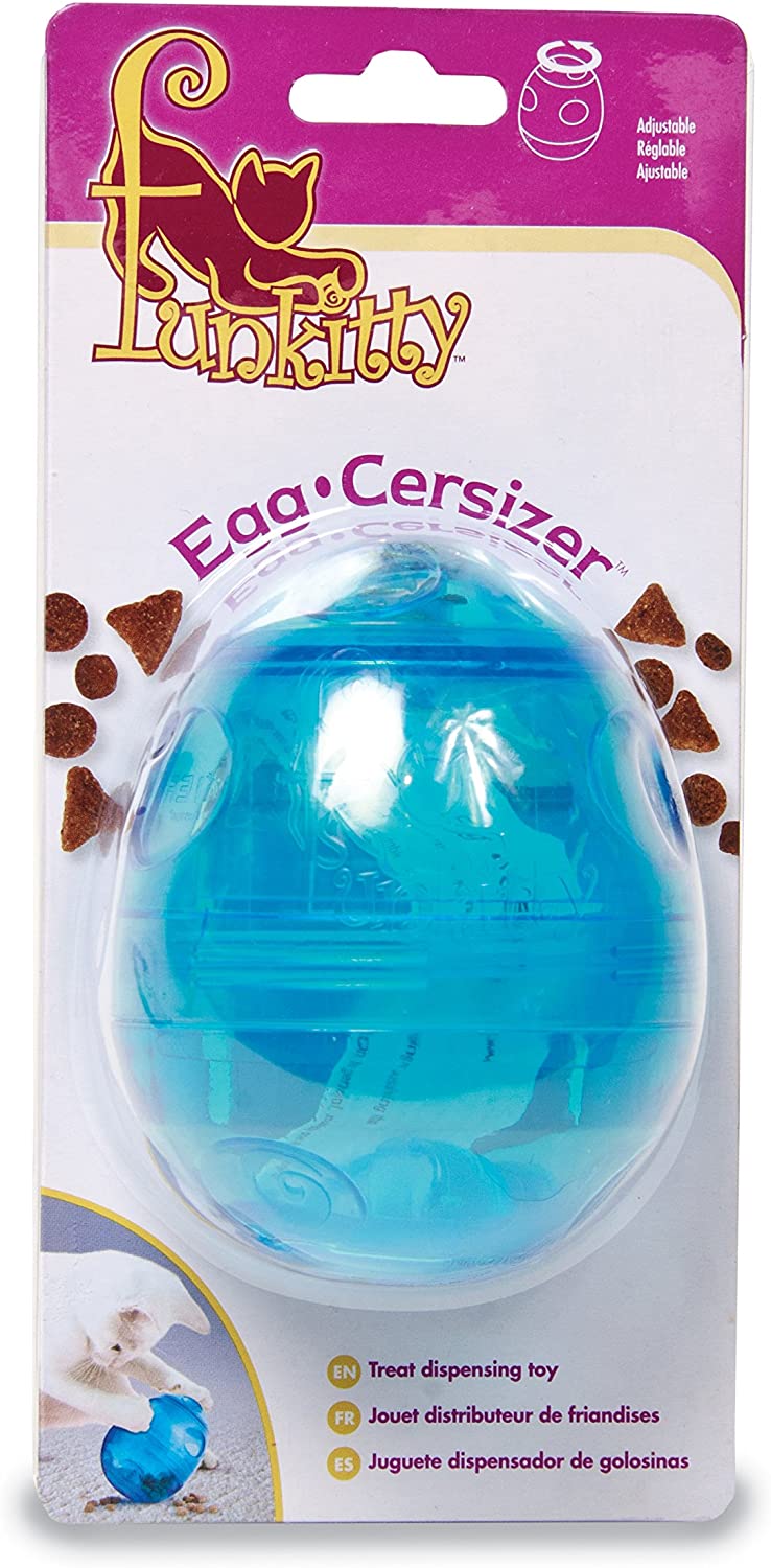 Premier PetSafe Funkitty Egg-Cersizer Cat Toy, Bllue, 24 Count (Pack of 1) - Image 2