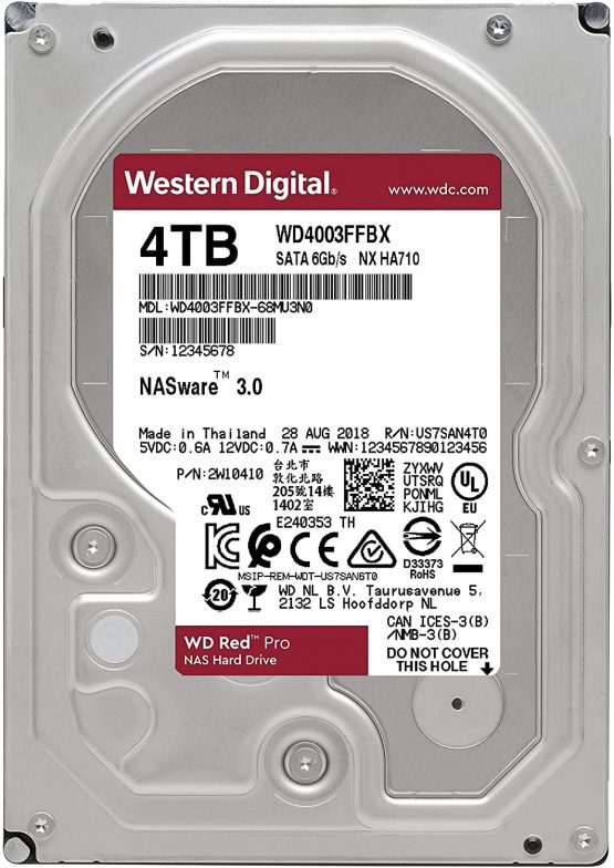 WD Red Pro 4 TB 3.5 Inch NAS Internal Hard Drive - 7200 RPM - WD4003FFBX - Image 3