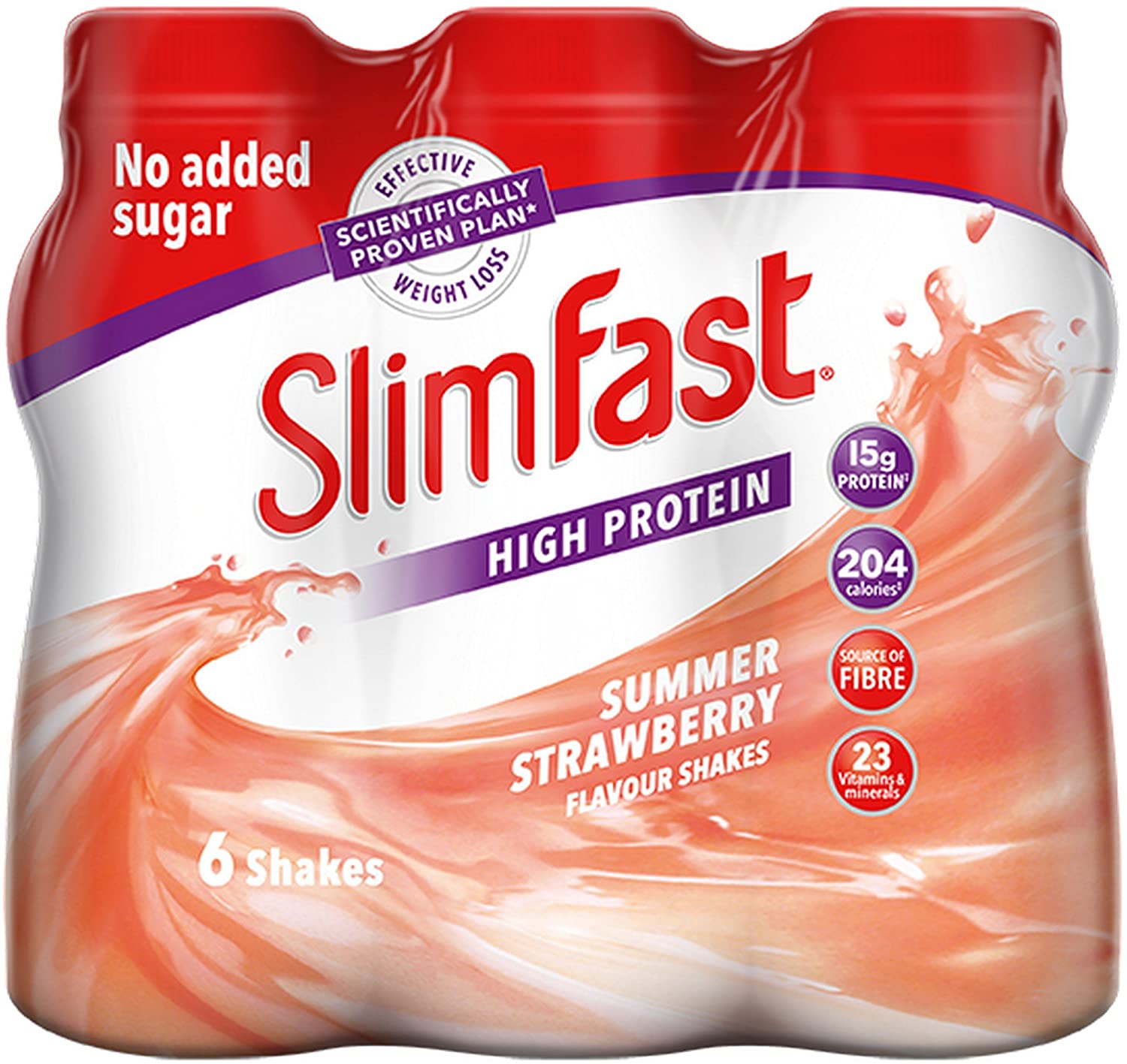 SlimFast Ready To Drink Shake, Meal Replacement Shakes for Weight Loss and Balanced Diet High Protein, Vitamins, Minerals