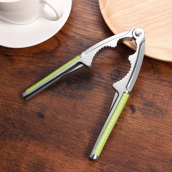 BESTONZON Nut Crackers,Walnut Cracker,nut Opener with 2- Rubber Grips,Suitable for Walnuts, Pecan Nuts, Hazelnuts, Almonds, Brazil Nuts Or Other Nuts - Image 4