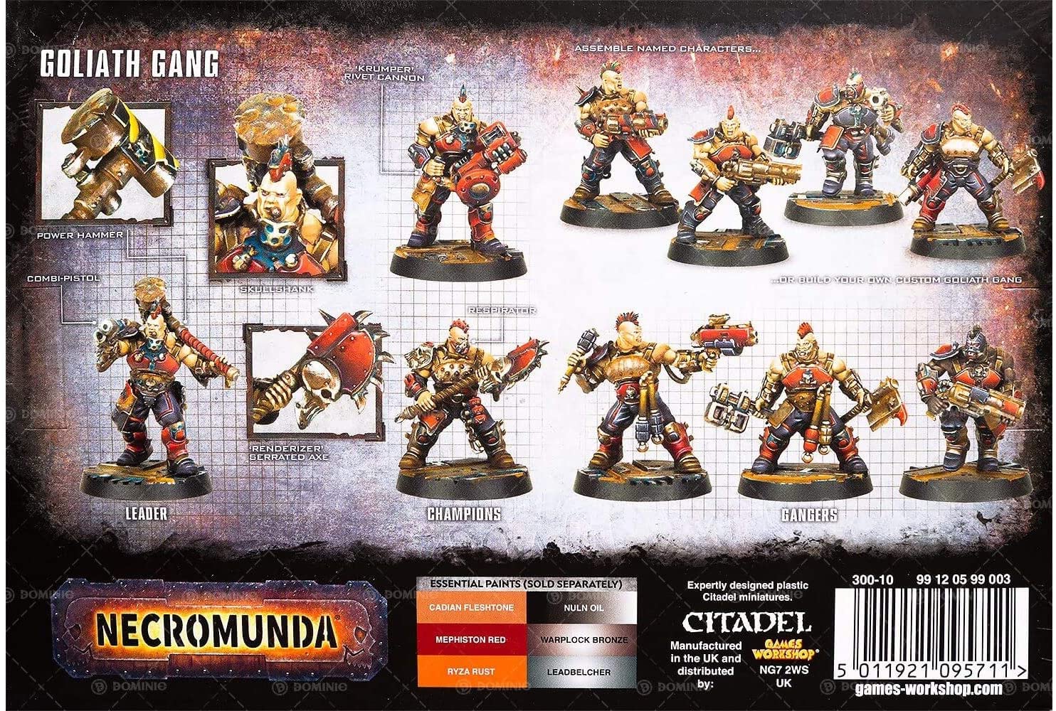 Games Workshop 99120599003 "Necromunda Goliath Gang Miniature, Multi-colored, 32 mm - Image 2