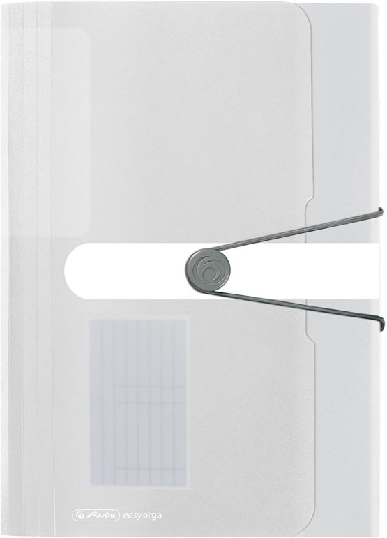Herlitz 12 Tab Paper Expanding File - Transparent