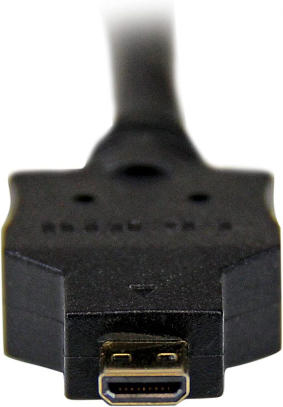 StarTech 1m Male to Male Micro HDMI to DVI-D Cable, Black - Image 3