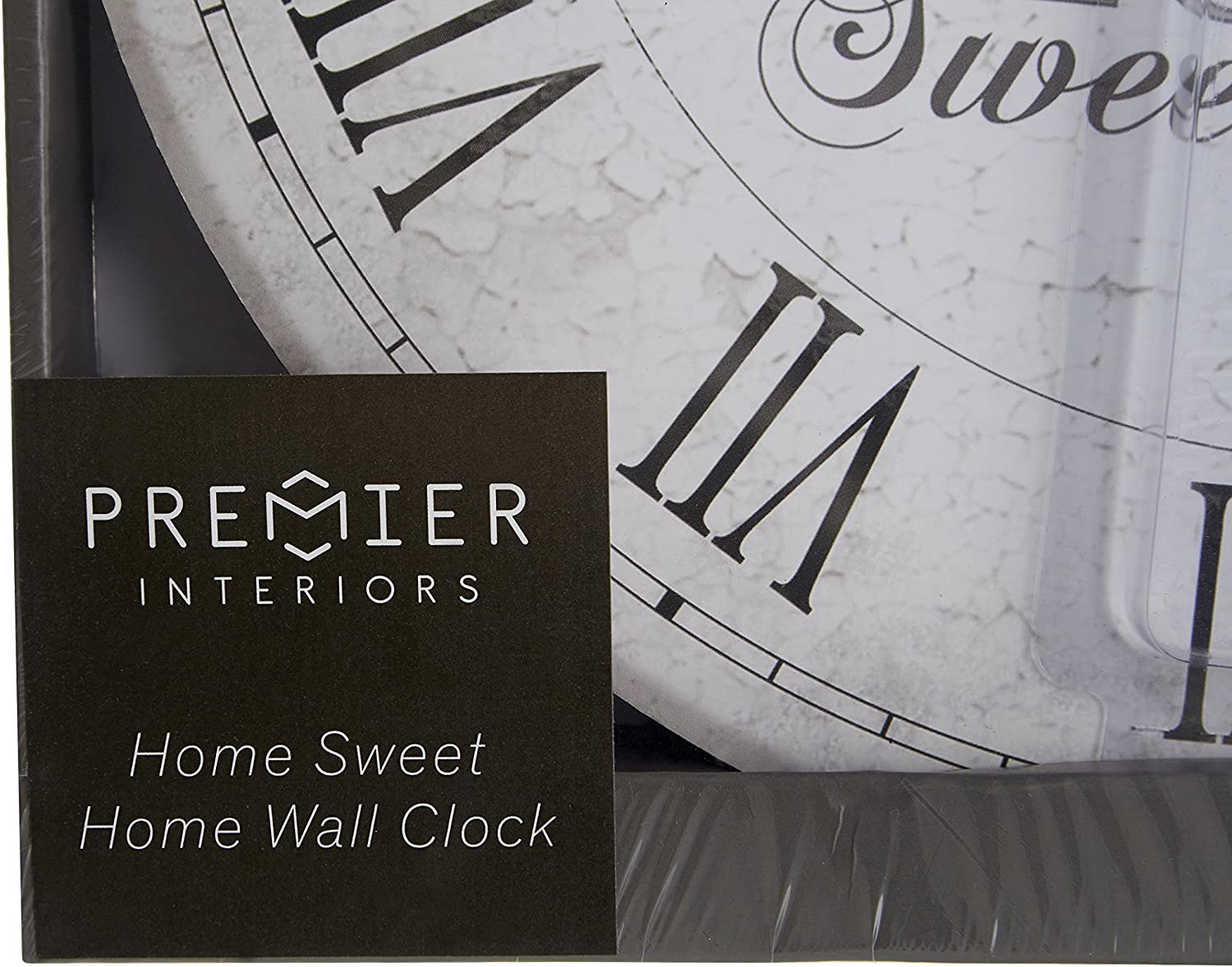 Premier Housewares Modern Frameless Wall Clock Battery Kitchen Clocks Wall Wooden MDF Clocks for Living Room Wall Clock H34 X W34 X D4 Cm,White - Image 3