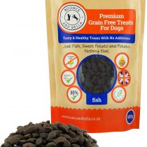 Bounce and Bella Grain Free Dog Training Treats - 1000 Tasty Treat Pack - 80% Steam Cooked Fish 20% Potato & Sweet Potato - Hypoallergenic with Omega-3, Vitamins A & D3 for Healthy Dogs (1 pack)
