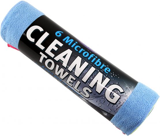 Kent Car Care Supersoft Microfibre Towels 6 Pack