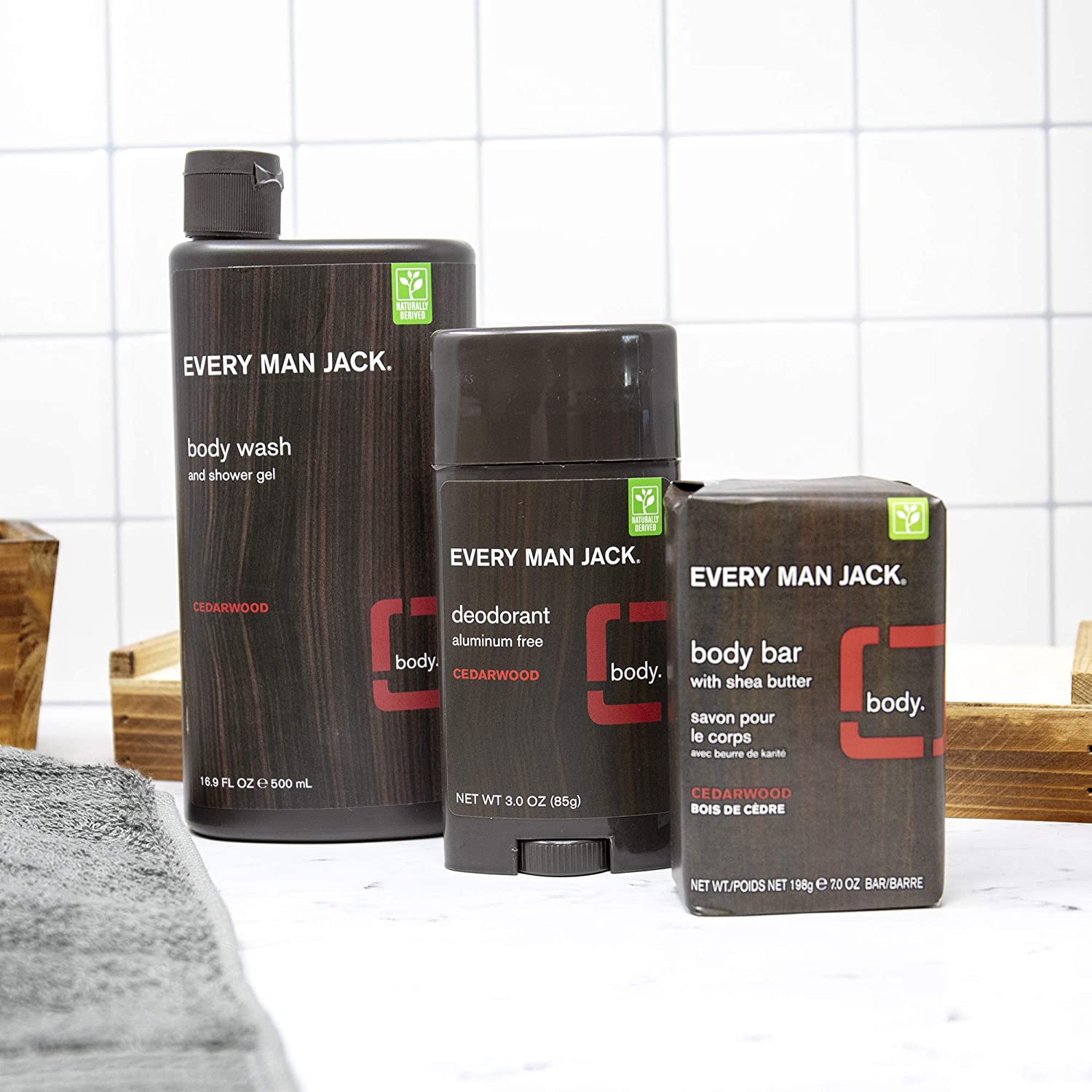 Every Man Jack Body Wash and Shower Gel Cedarwood, 16.9 Ounce, BROWN, 473 ml (Pack of 1) - Image 4