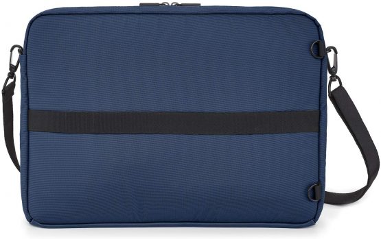 Moleskine - Metro Horizontal Device Bag, PC Bag for Laptop, Notebook, iPad and Tablet up to 15 Inch, Waterproof Messenger Bag, Size 40 x 29 x 6 cm, Sapphire Blue