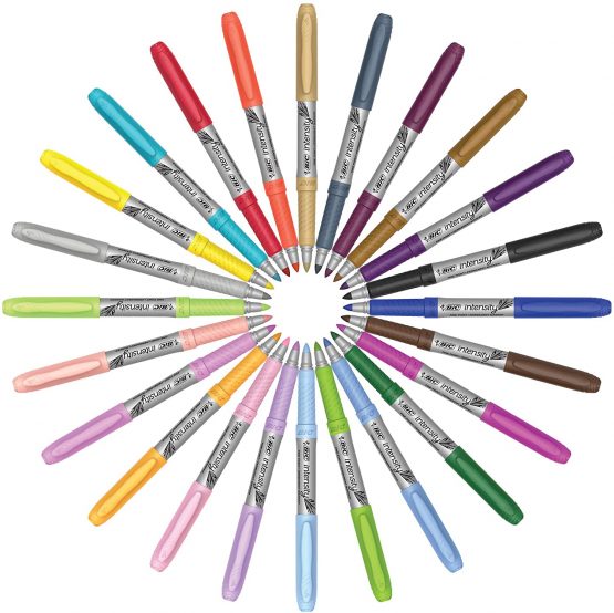 Bic Ink Mark-It Fine Point Permanent Markers 24 kg Assorted - Image 4