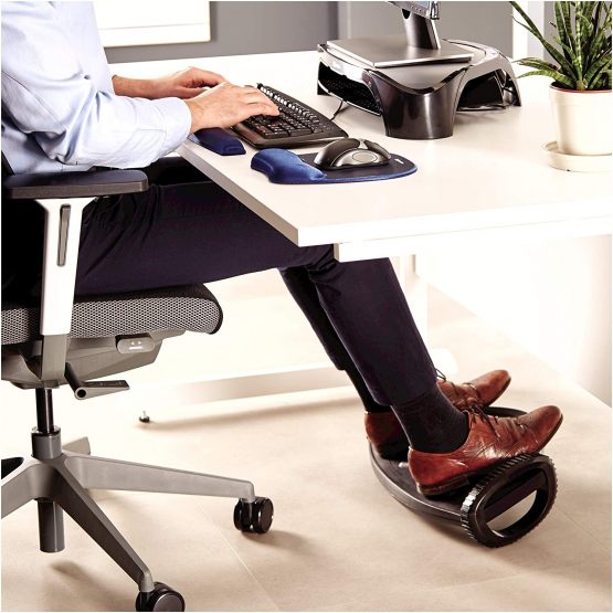 Fellowes 8023901 Smart Suites Standard Foot Rocker - Black, 1 - Image 3