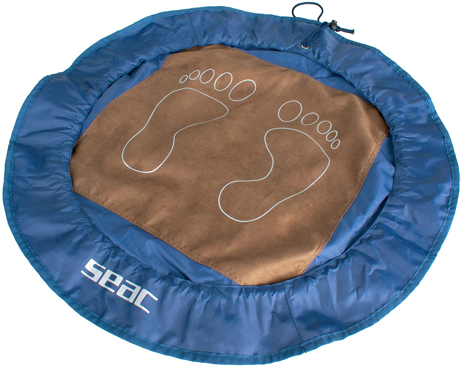 SEAC Changing Mat and Bag for Wet Clothes Hygienic and Handy Accessory for Swimming Pool and Gym, Blue, standard