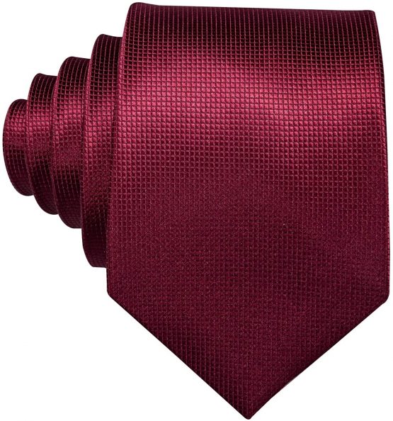 Barry Men Ties Plain,Solid Colors Handkerchief and Cufflink Necktie Set Formal Wedding Business - Image 4