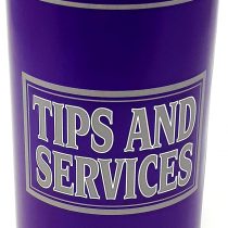 CanTastic Tips Fund Cash Can, Savings Tin, Lrg