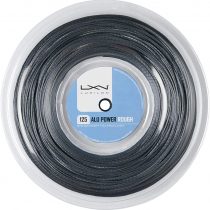 Luxilon Tennis Racket String, Alu Power 125 Rough, 12.2 m, Silver, 1.25 mm, Unisex, WRZ995200