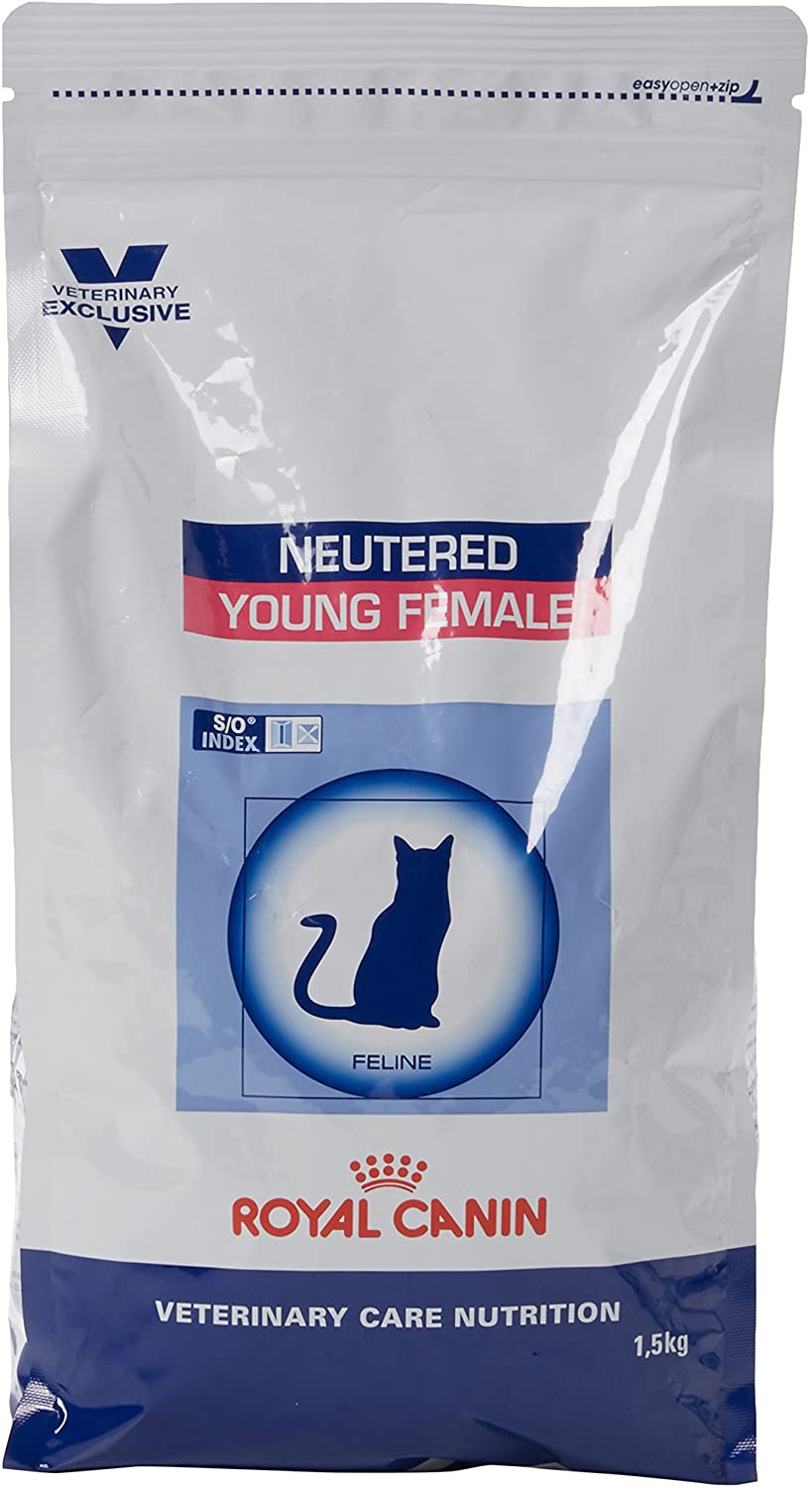 Royal Canin Vet Care Nutrition Cat Food Neutered Young Female 1.5 Kg, 1.5 kg (Pack of 1)