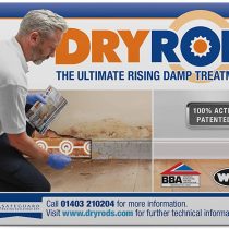 Dryrod Damp Proofing Rods (50 Pack) - Next Generation Rising Damp Treatment from The Makers of Dryzone