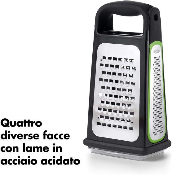 OXO 11231700 Good Grips Box Grater With Removable Zester, Black - Image 2