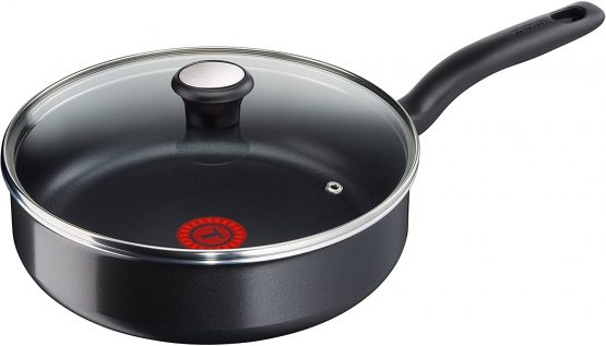 Tefal 280975 Glass lid with stainless steel rim and steam regulator 24cm, transparent - Image 3