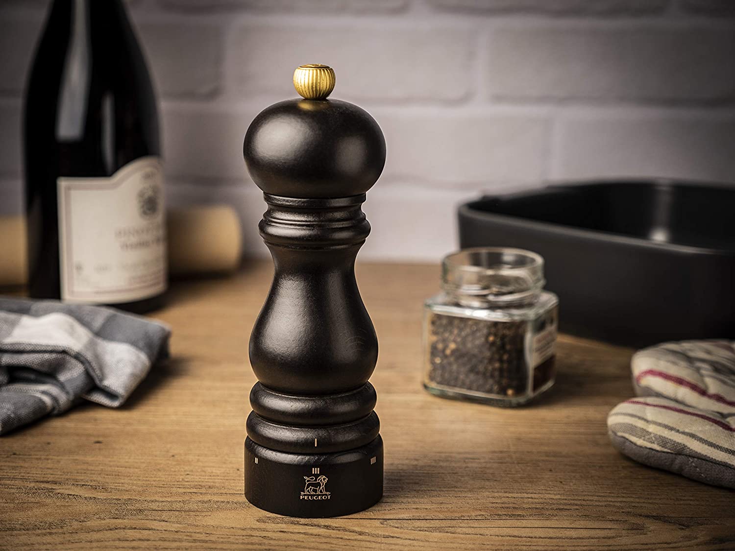 PEUGEOT P870418/1 18 cm Paris Pepper Mill, Chocolate - Image 2