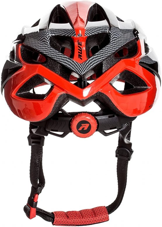 AWE AeroLite Men's Bicycle Helmet - Black/Red, Size 58-61 - Image 4