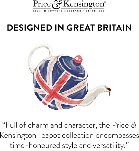 Price & Kensington Matt Taupe 2 Cup Teapot - Image 3