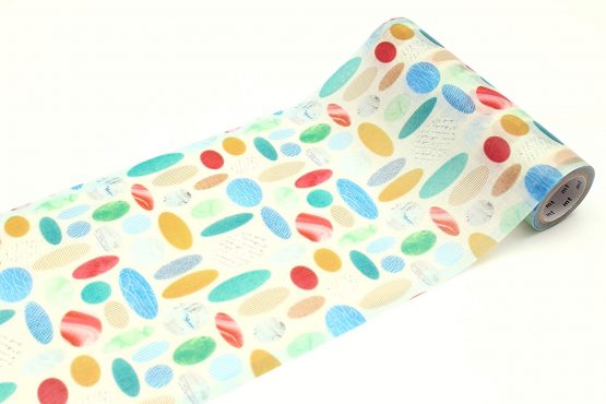 mt wrap s Cloth Texture Oval Materials Gift wrap 155mm x 5m
