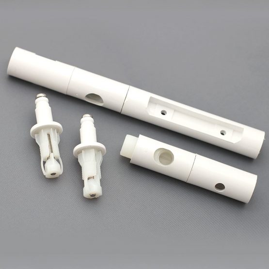 Roca Dama WC Toilet Seat Bar Hinge and Top Fixings White - Image 3