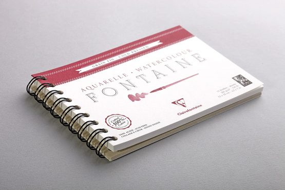 Clairefontaine Fontaine Cloud Te x ture Watercolour Deckled Edge Sheets, 300 g, 56 x 76 cm, 10 Sheets - Image 2