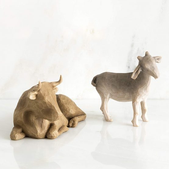 Willow Tree Ox and Goat Figurine - Image 3