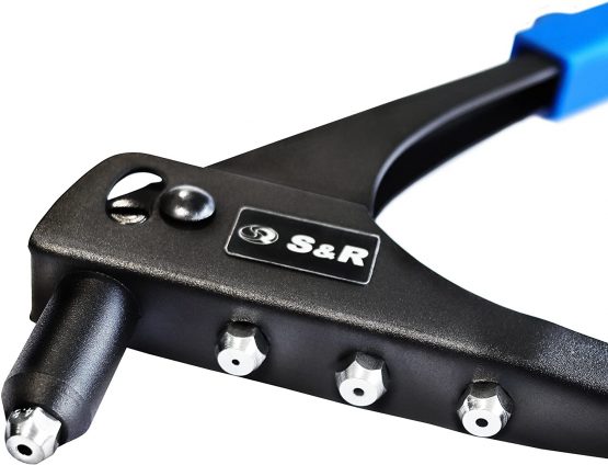 S&R Hand Riveter 2.4-5.0mm with durable and robust steel construction for steel and aluminum rivets - Image 2