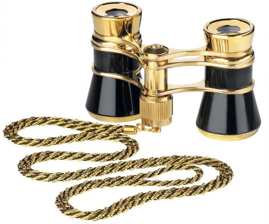 Eschenbach glamour black 3x25 opera binoculars for adults with chain - Image 3