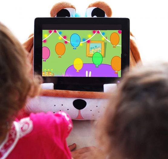 Cuddly Reader iPad, Tablet and Book Stand Holder for Kids Children, Reading in Bed at Home Travel, Soft Cushion Pillow Lap Support, Gift Idea Compatible with eReader/Kindle/Smartphone (Puppy Pete) - Image 3