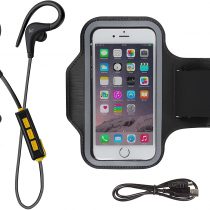 KitSound Race Earphones and Armband Sports Kit - Black