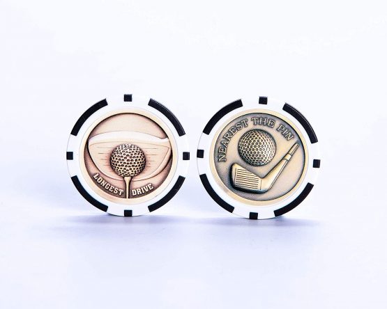 Poker Chip Golf Ball Marker Society Prize Nearest the Pin/Longest Drive Father & Son Challenges Small Golf Gift