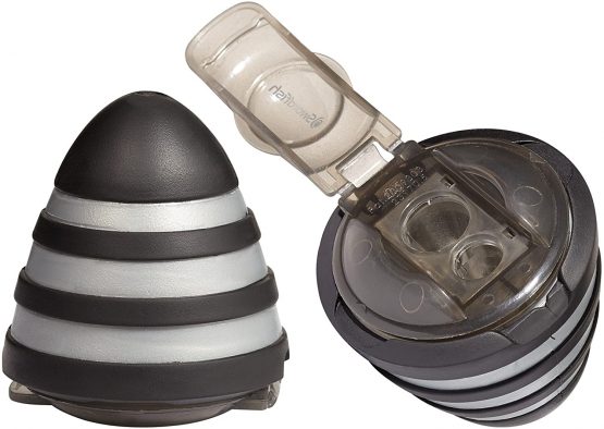 Swordfish ‘Beehive’ Double-Hole Pencil Sharpener with Mess-Free Canister [Pack of 10] Assorted Colours [40319] - Image 4