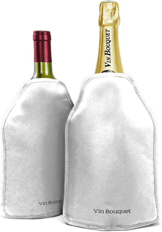 Vin Bouquet FIE 051 Silver cooler bag. Patented anti-slip system. Side elastics for a perfect fit - Image 2