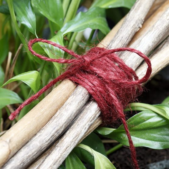 The cordeline Jute Ball cjn17d Raspberry 9.5 x 10 cm x 9.5 cm - Image 2