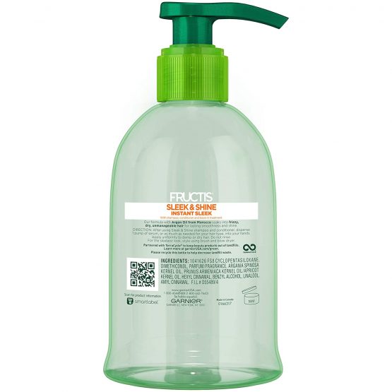 Garnier Fructis Sleek & Shine Anti-Frizz Serum, Frizzy, Dry, Unmanageable Hair, 5.1 fl. oz. - Image 2