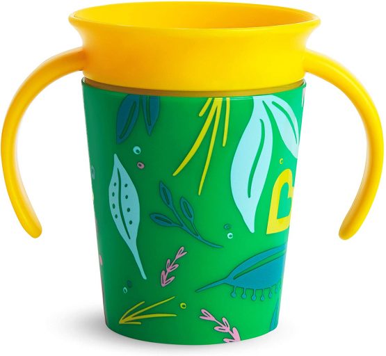 Munchkin Miracle 360 WildLove Trainer Cup, 6 oz/ 177 ml, Elephant - Image 4