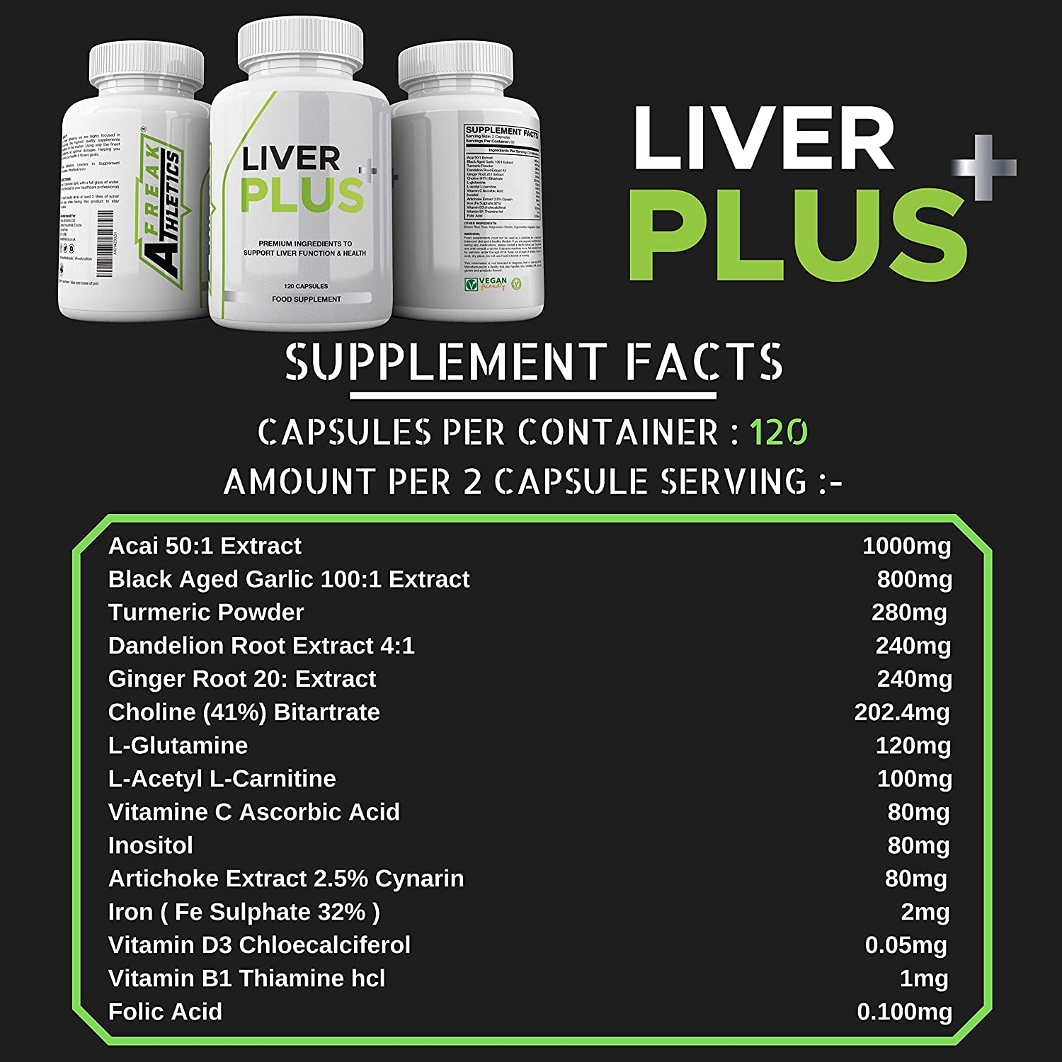 Liver Plus+ Liver Support Supplement, Liver Cleanse Detox and Repair Including 15x Natural Active Ingredients - Image 3
